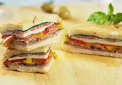 Circular Italian Sandwich