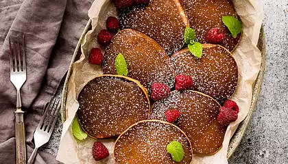 Dairy-Free Whole Wheat Apple Pancakes