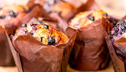 Blueberry Lovers' Muffins