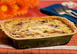 Cheesy Spaghetti Squash Gratin with Fresh Basil