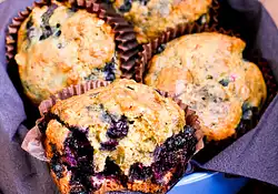 Best Blueberry and Maple Syrup Muffins