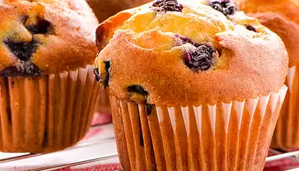 Yummy Blueberry Buttermilk Muffins