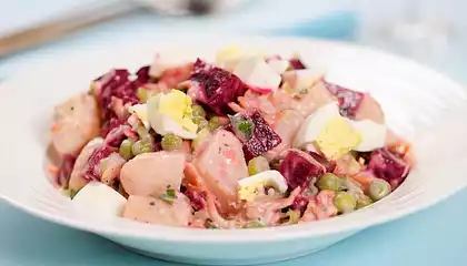 Russian Beet and Potato Salad