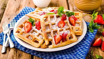 Breakfast Citrus Waffles