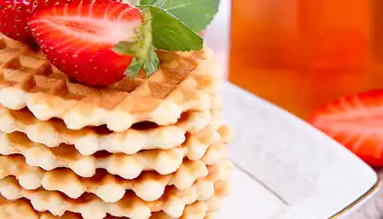 Buttery Sour Cream Waffles