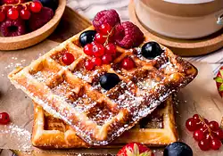 Whole Wheat Yeast Waffles