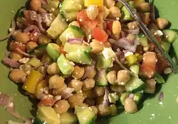 Chickpea, Avocado and Feta Salad