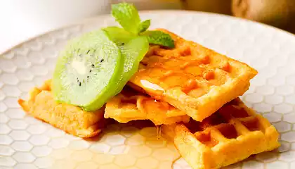 Delicious Pumpkin Waffles