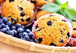 Prize-winning Lemon Blueberry Muffins