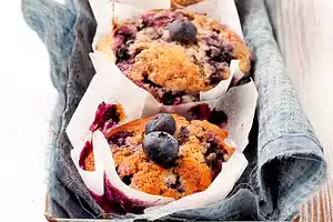 Grain Free Blueberry and Almond Muffins (Breakfast)