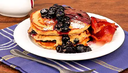 Blueberry Pecan Pancakes