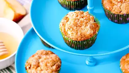 Apple Butter-Streusel Muffins