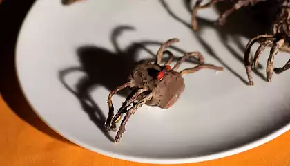 Halloween Chocolate Spiders