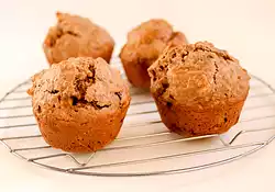 Low-Fat Apple Walnut Bran Muffins