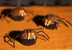 Halloween Spider Cupcakes