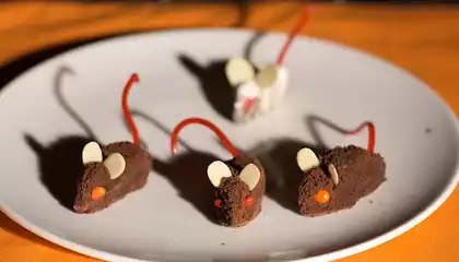 Halloween Chocolate Mice