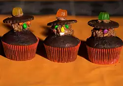 Halloween Witch Cupcakes