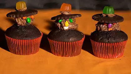 Halloween Witch Cupcakes