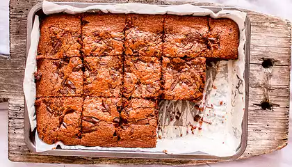 Banana-Fudge Walnut Brownies