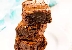 Triple-Chocolate Fudge Brownies