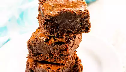 Triple-Chocolate Fudge Brownies