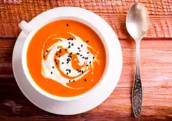 Pumpkin Soup with Honey and Cloves