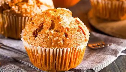 Honey-Wheat Pumpkin Muffins