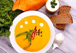 Pumpkin and Coconut Cream Soup