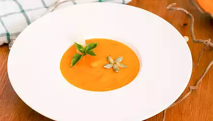 Squash Apple Walnut Bisque