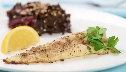 Lemon Baked Sole-Diabetic