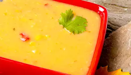 Creamy Corn and Bell Pepper Chowder