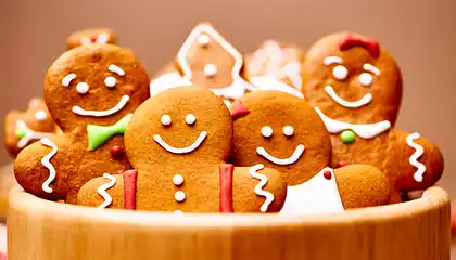 Christmas Molasses Ginger Cookies