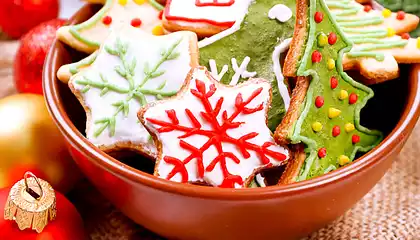 Mom's Christmas Ornament Cookies