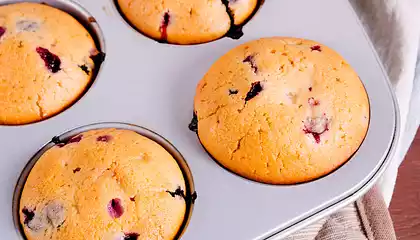 Morning Blueberry Orange Muffins