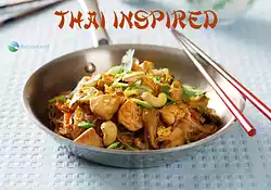 Spicy Thai Noodles with Chicken and Shrimp