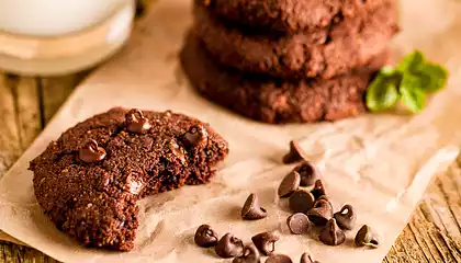 Chewy Double Chocolate Cookies