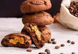 Double Chocolate Peanut Butter Surprise Cookies