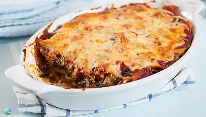 Baked Spinach and Ricotta Penne