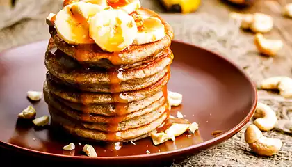 Oven-Baked Wheat Pancakes