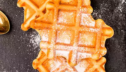 Autumn Pumpkin Waffles