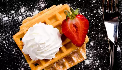 Awesome Ginger Spice Waffles