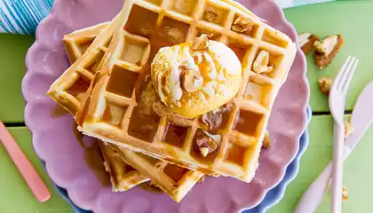 Heavenly Belgian Waffles