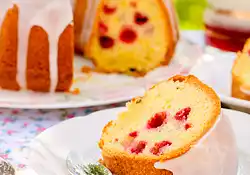 Berry Almond Bundt Cake