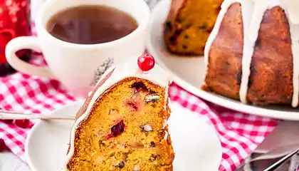 Cranberry-Pecan Holiday Pound Cake