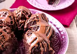 Cocoa Bundt Cake with Chocolate Glaze