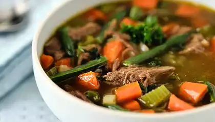 Beef and Vegetable Soup No. 2 (Instant Pot or not)