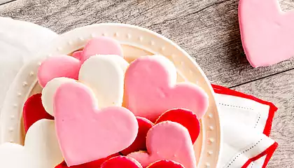 Shortbread Heart Cookies