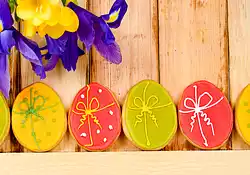 Cute Easter Egg Cookies