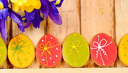 Cute Easter Egg Cookies