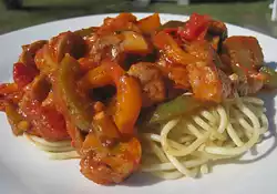 Sausage Cacciatore